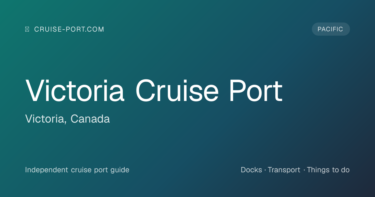 Victoria BC Cruise Port Guide | cruise-port.com | cruise-port.com