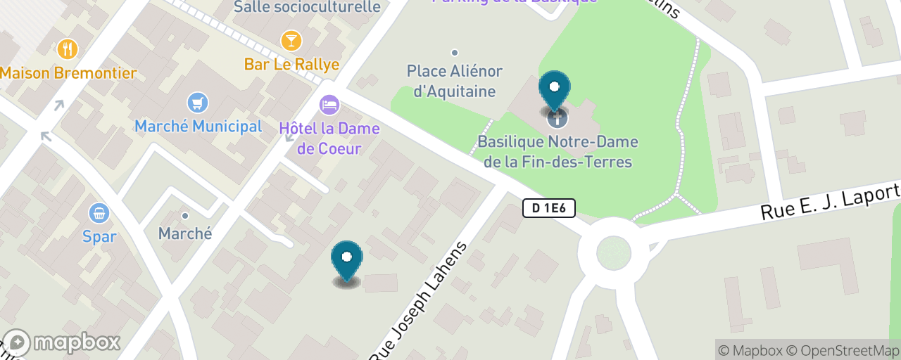 Map of the stops on “Soulac-sur-Mer by Train”