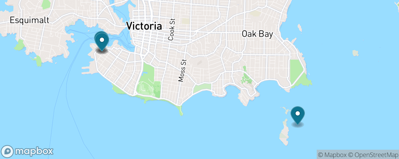 Map of the stops on “Whales From the Wharf”