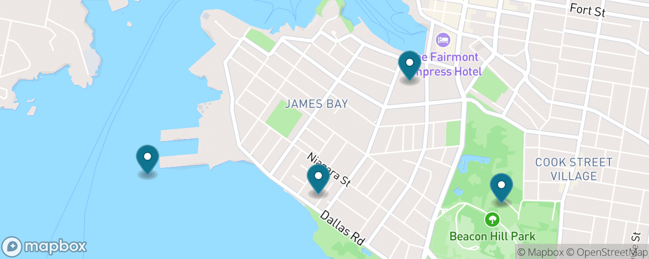Map of the stops on “Victoria For Nothing”