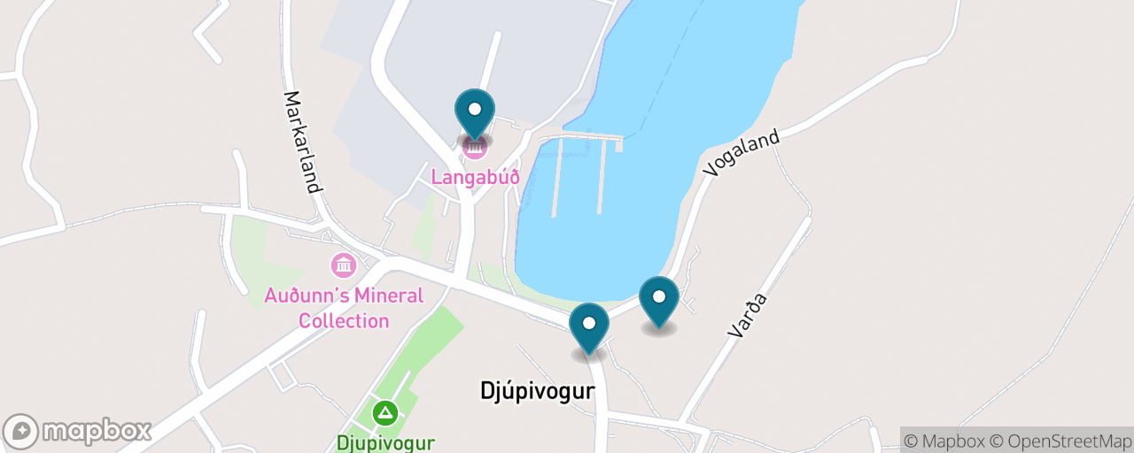 Map of the stops on “Museum, Café and Langoustine — the Indoor Day”