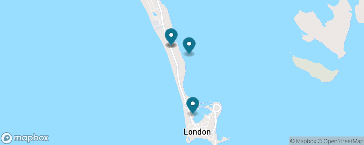 Map of the stops on “Kiritimati: London Village Life, Church & Handicrafts”