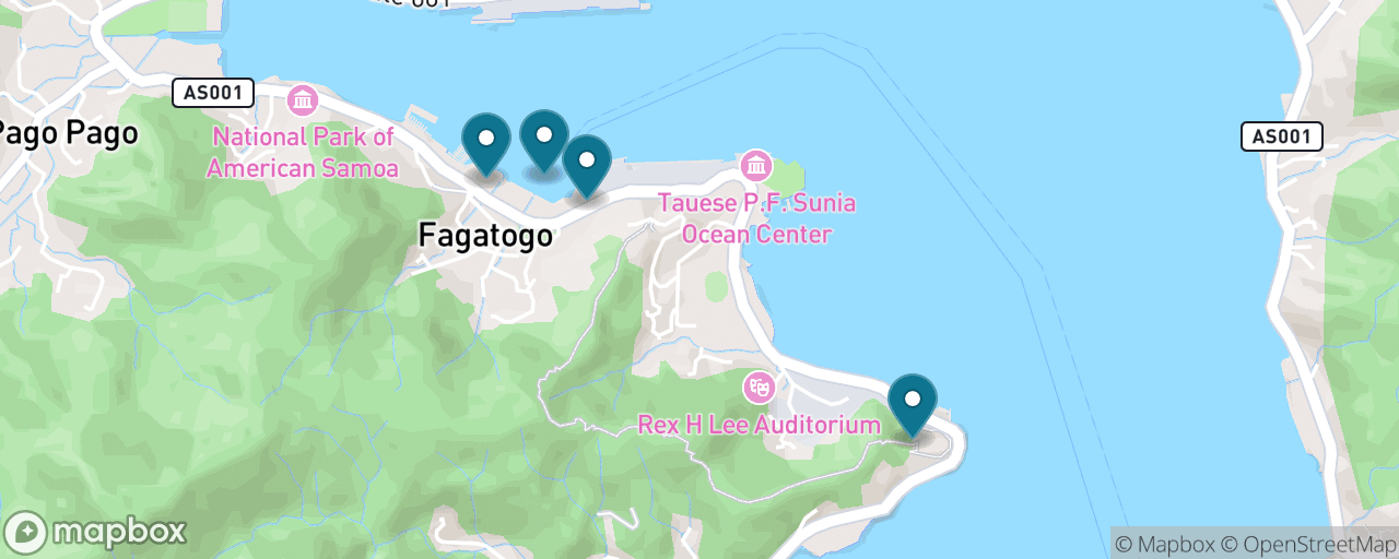 Map of the stops on “The Harbour Highlights Walk”