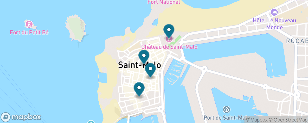 Map of the stops on “The Walled City Walk-Off”