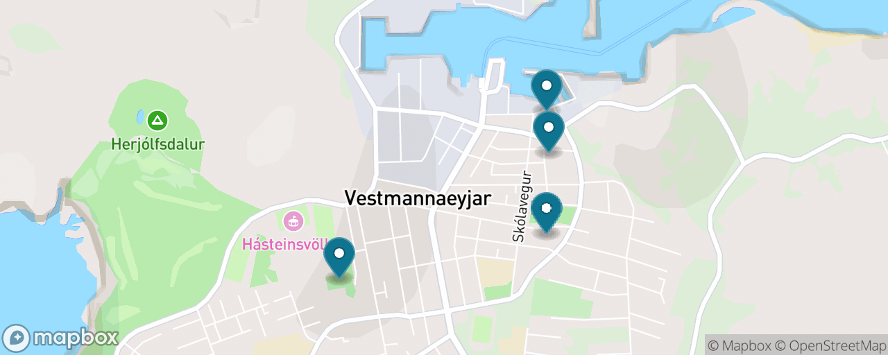 Map of the stops on “Belugas, Pirates and the Town Pool”