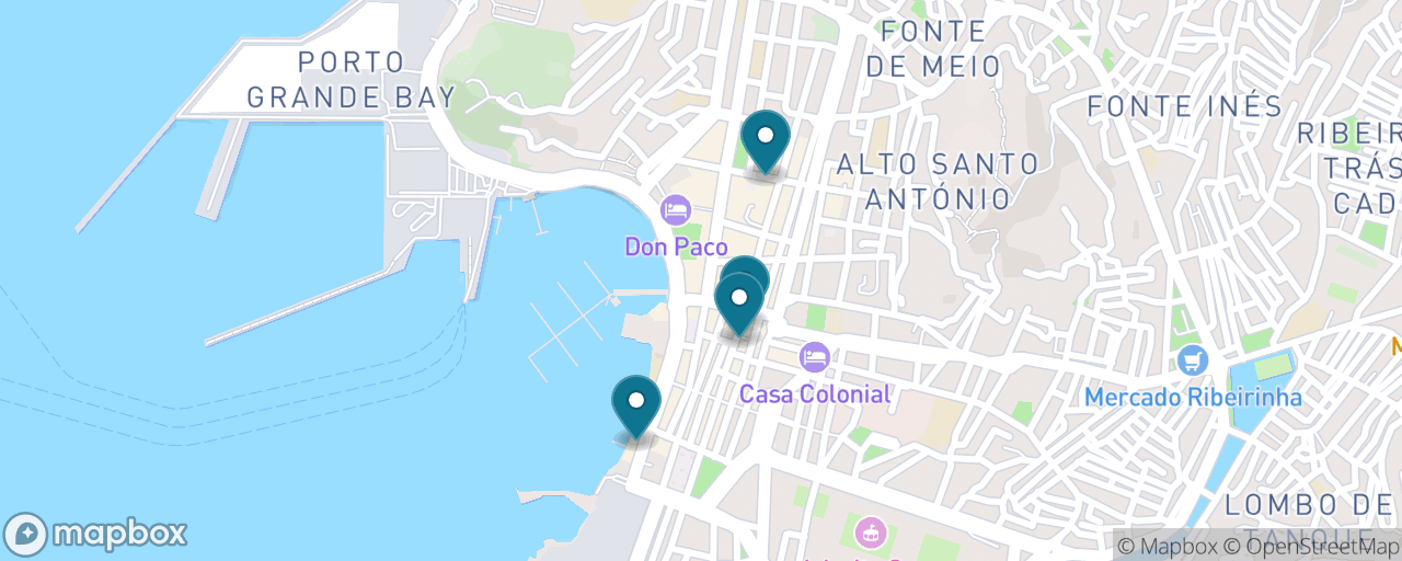 Map of the stops on “Market & Street-Food Graze”