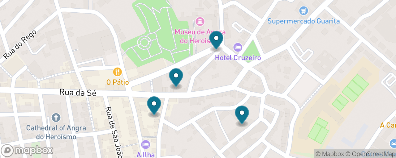 Map of the stops on “Angra do Heroísmo by Bus”