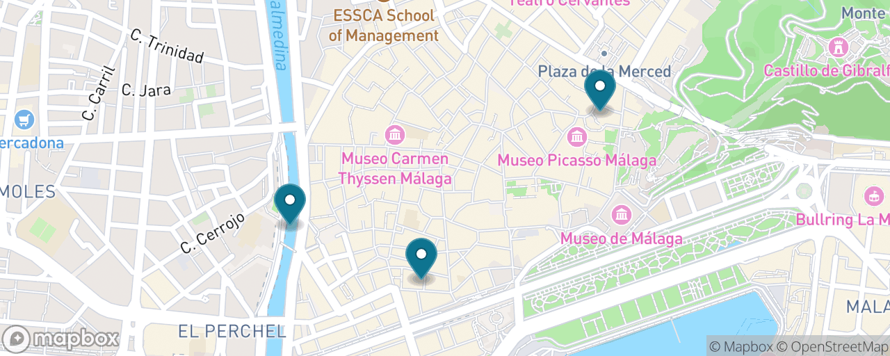 Map of the stops on “The Atarazanas Tapas Crawl”