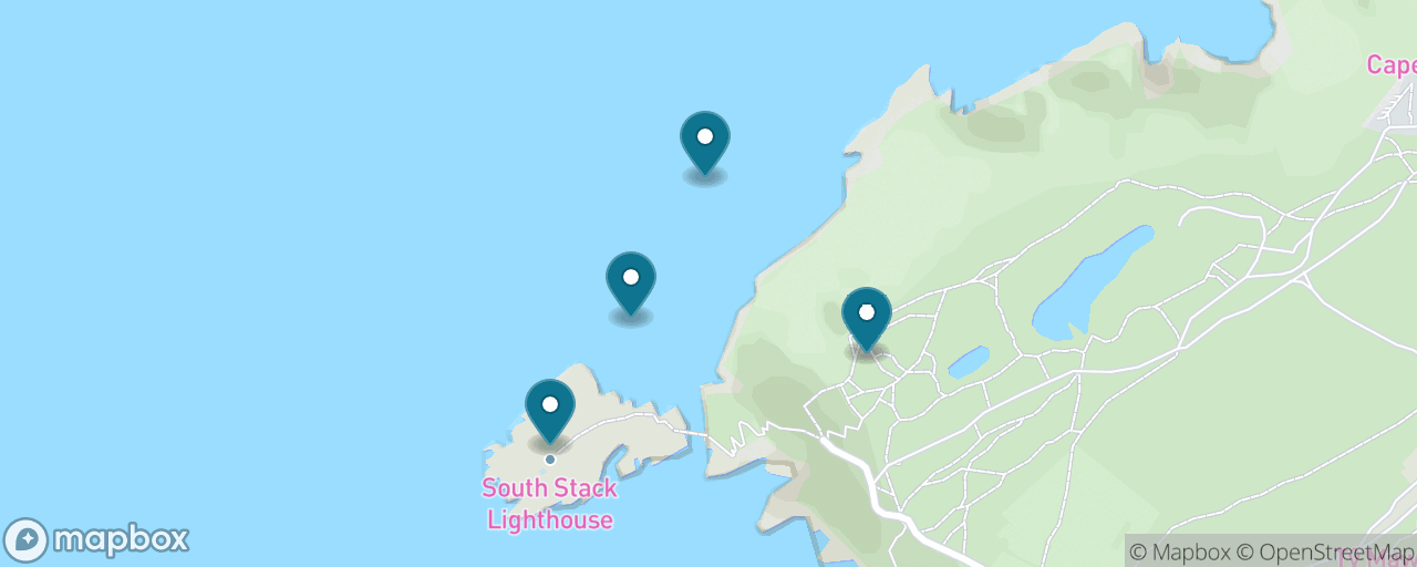 Map of the stops on “South Stack Cliffs & Lighthouse”