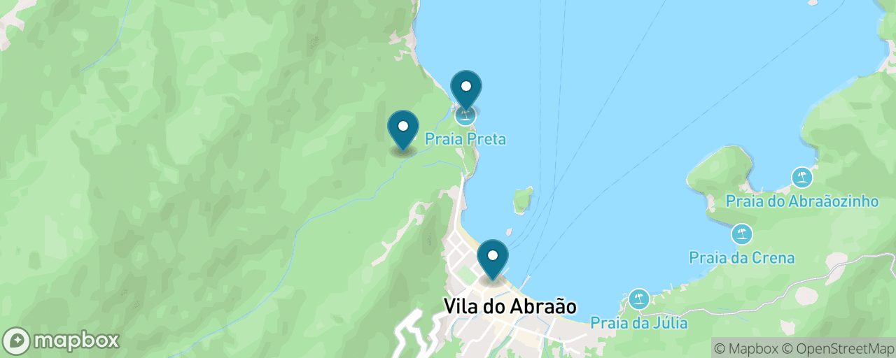 Map of the stops on “Free History Walk: Lazareto Ruins, Aqueduct & Praia Preta”