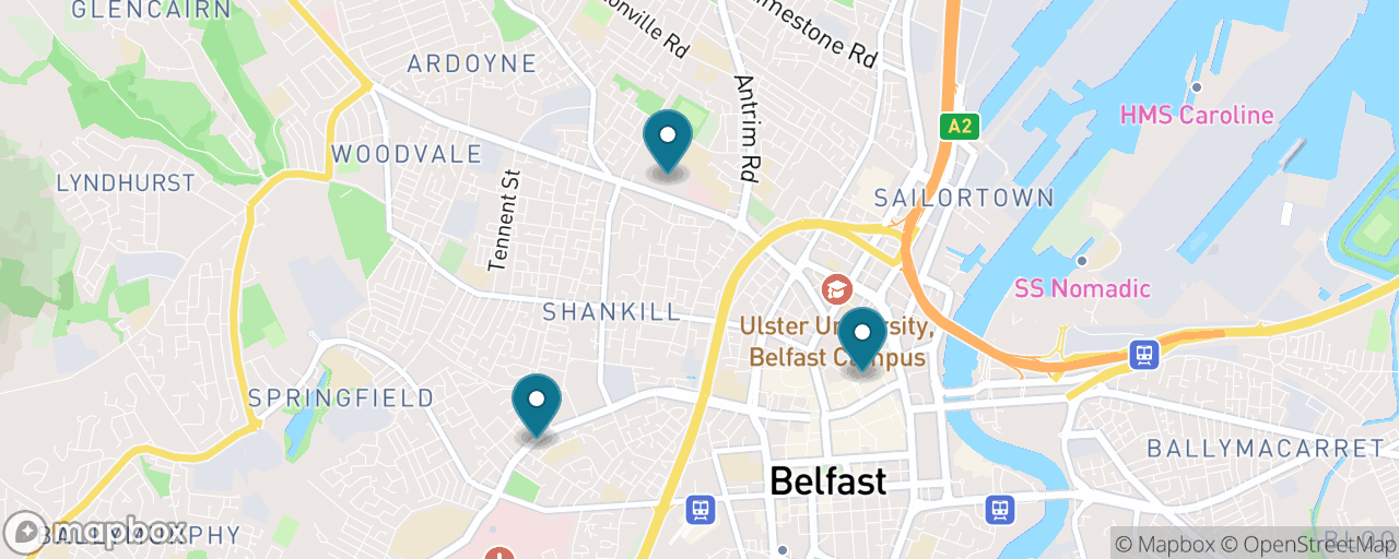 Map of the stops on “The Troubles, Told Honestly”