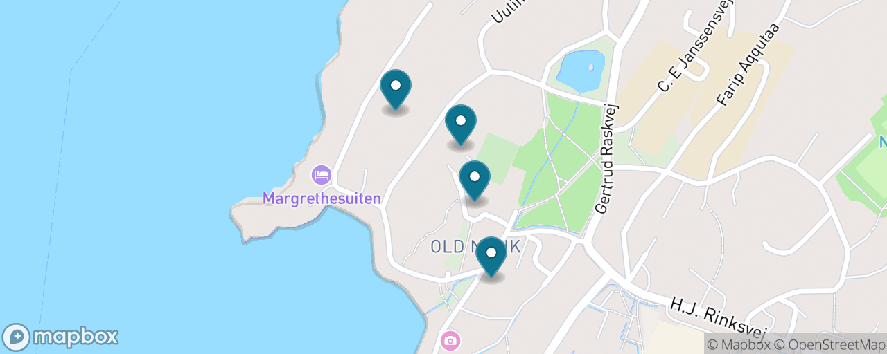 Map of the stops on “The Colonial Harbour Free Wander”