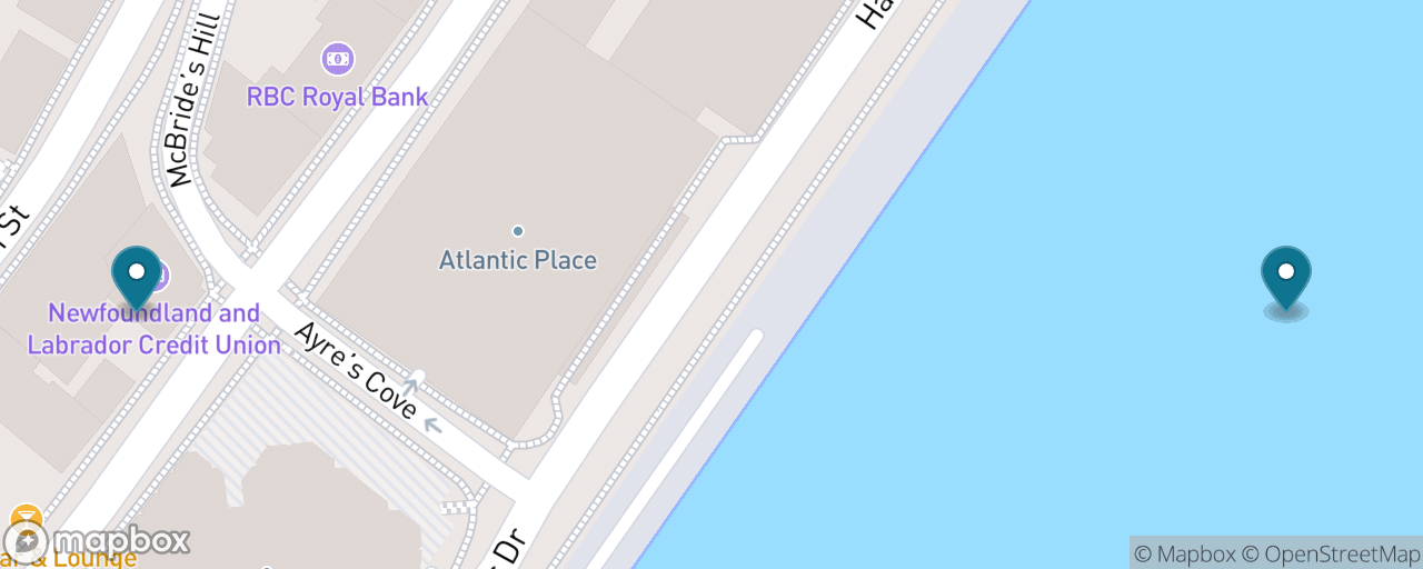 Map of the stops on “Whale & Puffin Boat from Downtown”