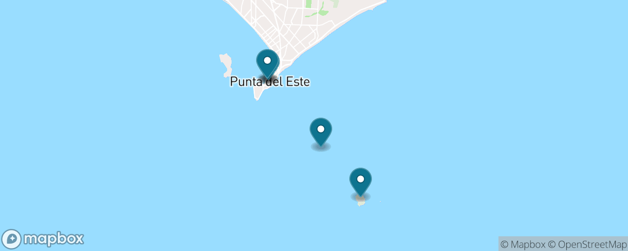 Map of the stops on “Isla de Lobos Sea Lion Voyage”
