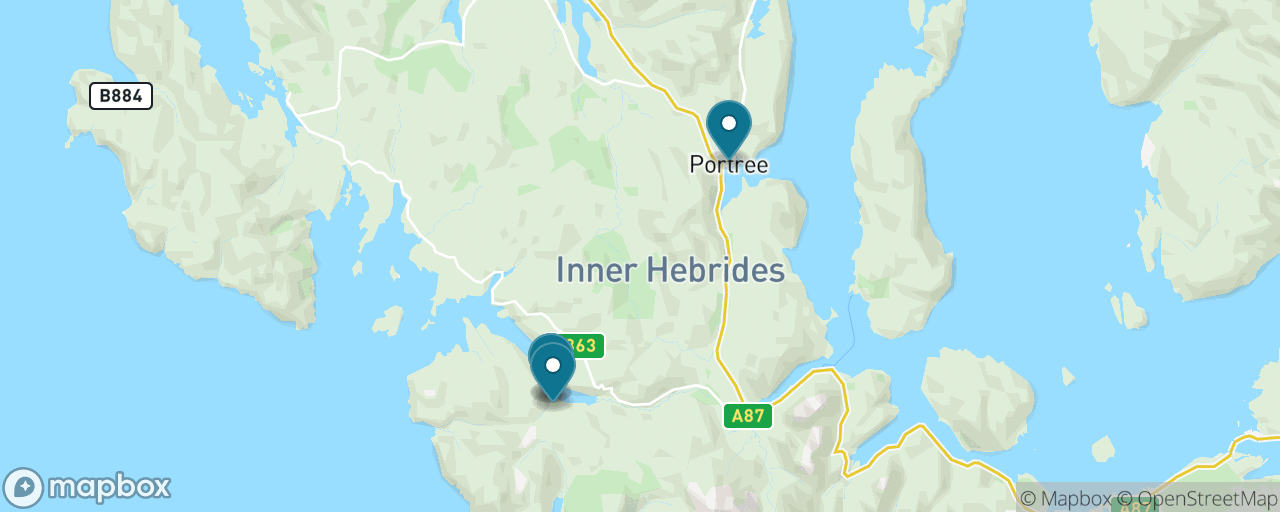 Map of the stops on “Talisker: Made by the Sea”