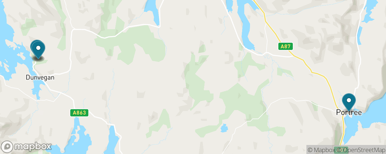 Map of the stops on “Dunvegan Castle & Clan MacLeod”