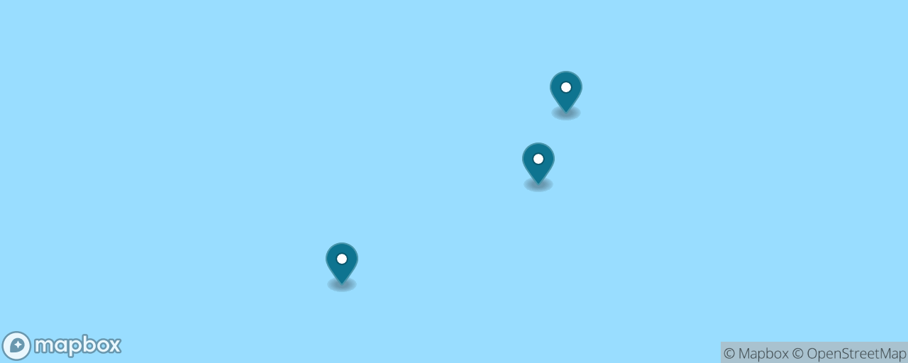 Map of the stops on “Pigeon Point — the Postcard Jetty & Caribbean Blue”