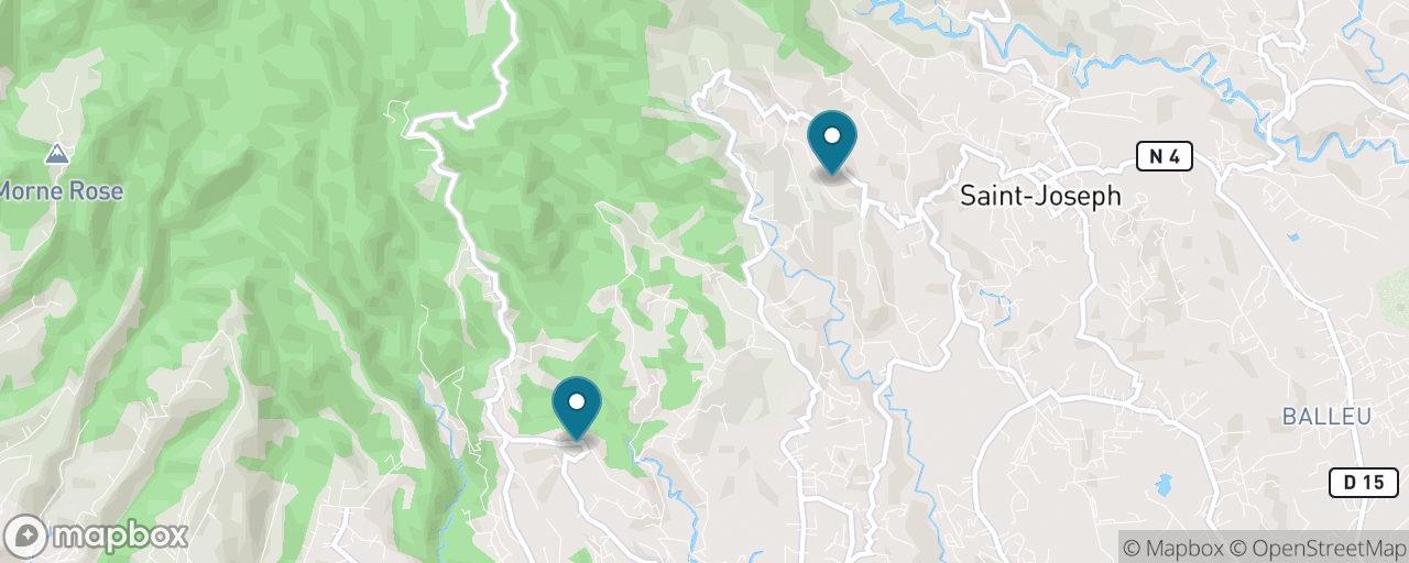 Map of the stops on “Balata Garden & the Little Sacre-Coeur”