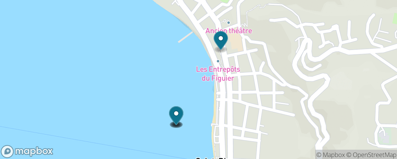 Map of the stops on “Morning Wreck Dive on the 1902 Shipwrecks”
