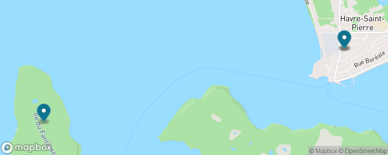 Map of the stops on “Sea Kayak Among the Islands”