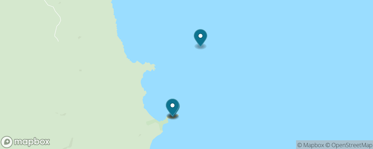 Map of the stops on “Punta Tombo Penguin Colony”