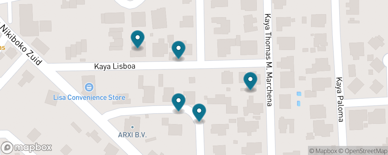 Map of the stops on “Kralendijk on Foot — Free Waterfront Wander”