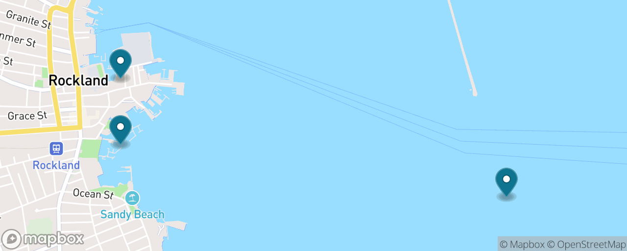 Map of the stops on “Schooner Sail on Penobscot Bay”