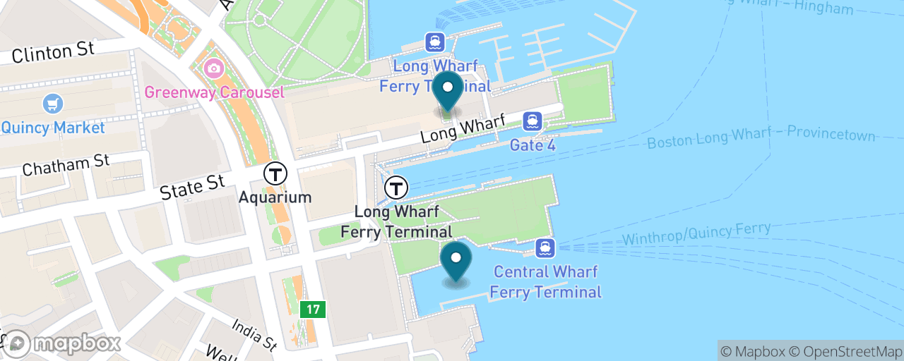 Map of the stops on “Whale Watch to Stellwagen Bank”