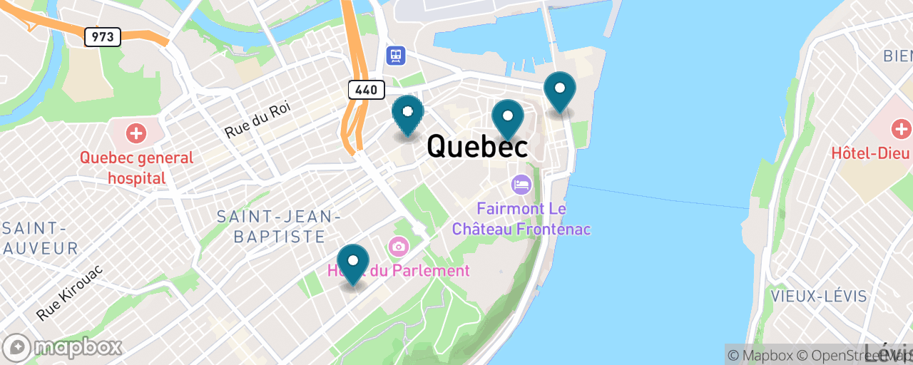 Map of the stops on “The Museum & Culture Crawl”