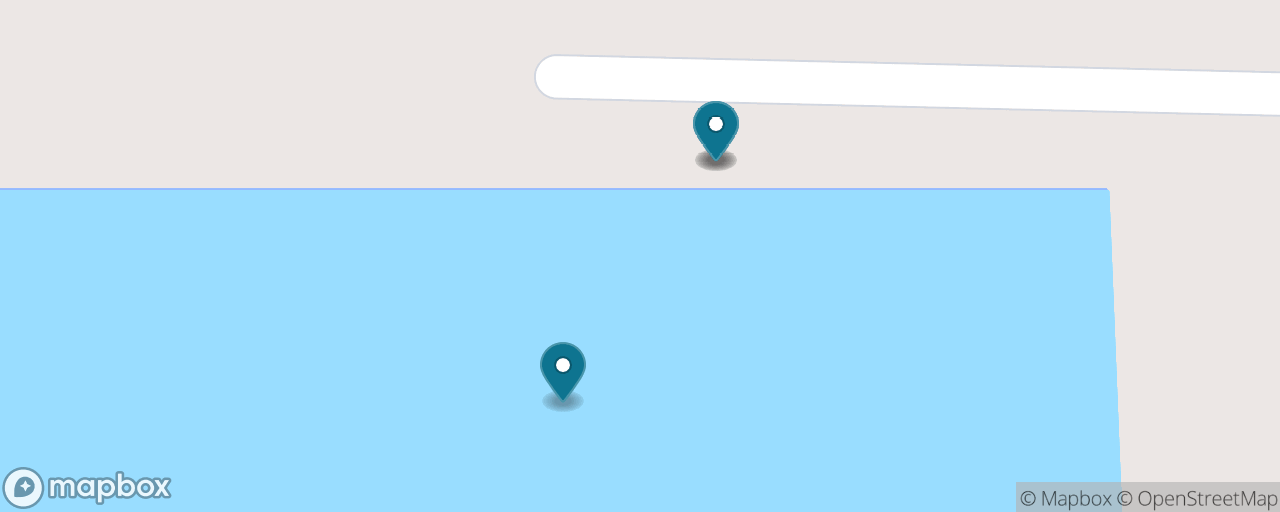 Map of the stops on “Baby Beach Club Day — The Polished Beach Option”