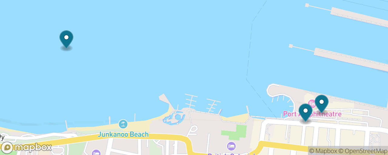 Map of the stops on “Junkanoo Beach & the Straw Market for Free”