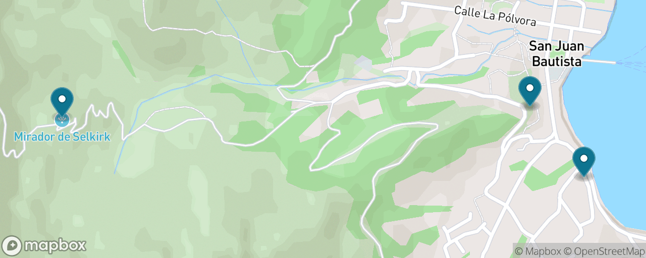 Map of the stops on “Selkirk's Lookout Hike”