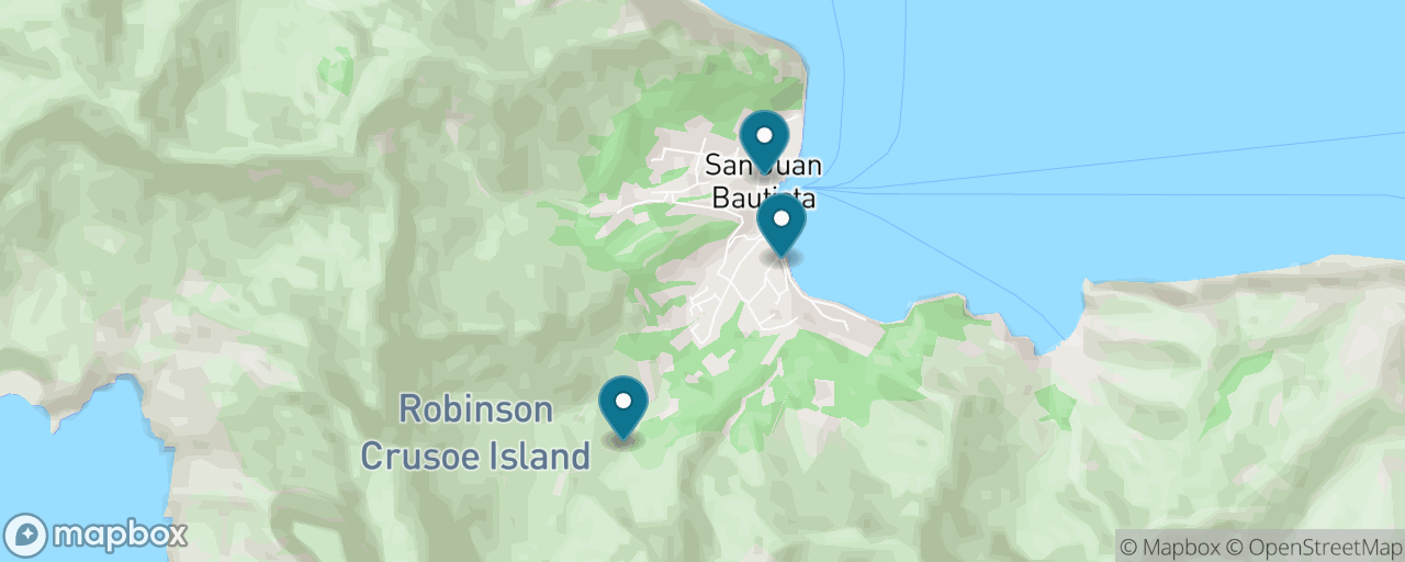 Map of the stops on “El Yunque Forest Walk”