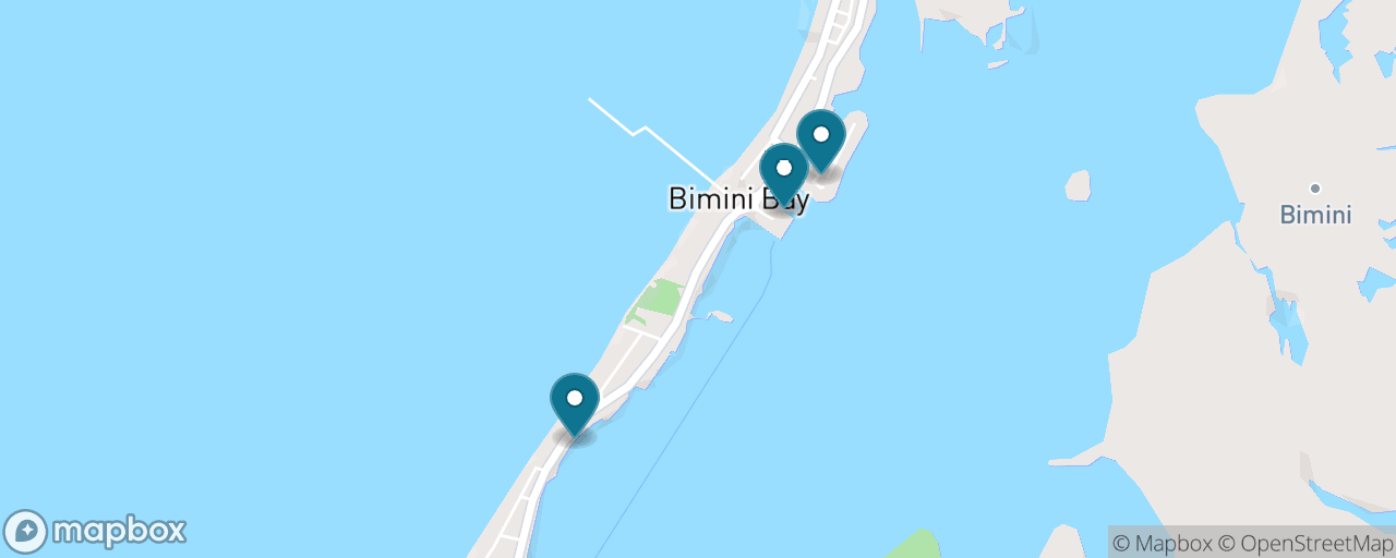 Map of the stops on “Free North Bimini on Foot: Resort Beach, Fisherman's Village and Bailey Town”