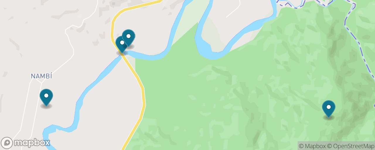 Map of the stops on “Crocodile Safari & Rainforest Walk”