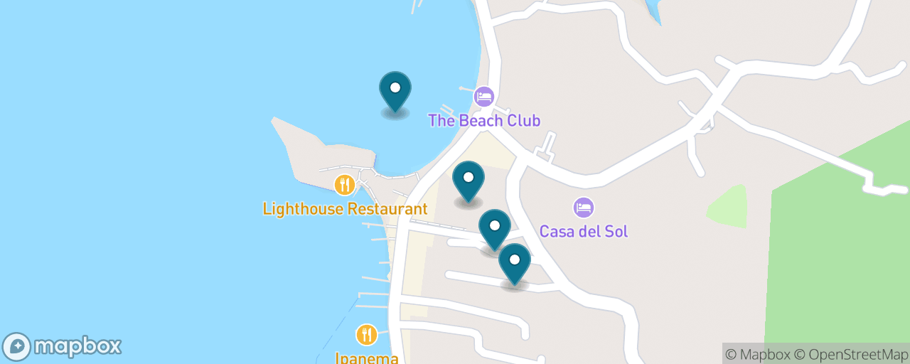 Map of the stops on “West End Village, Chocolate & Café Crawl”