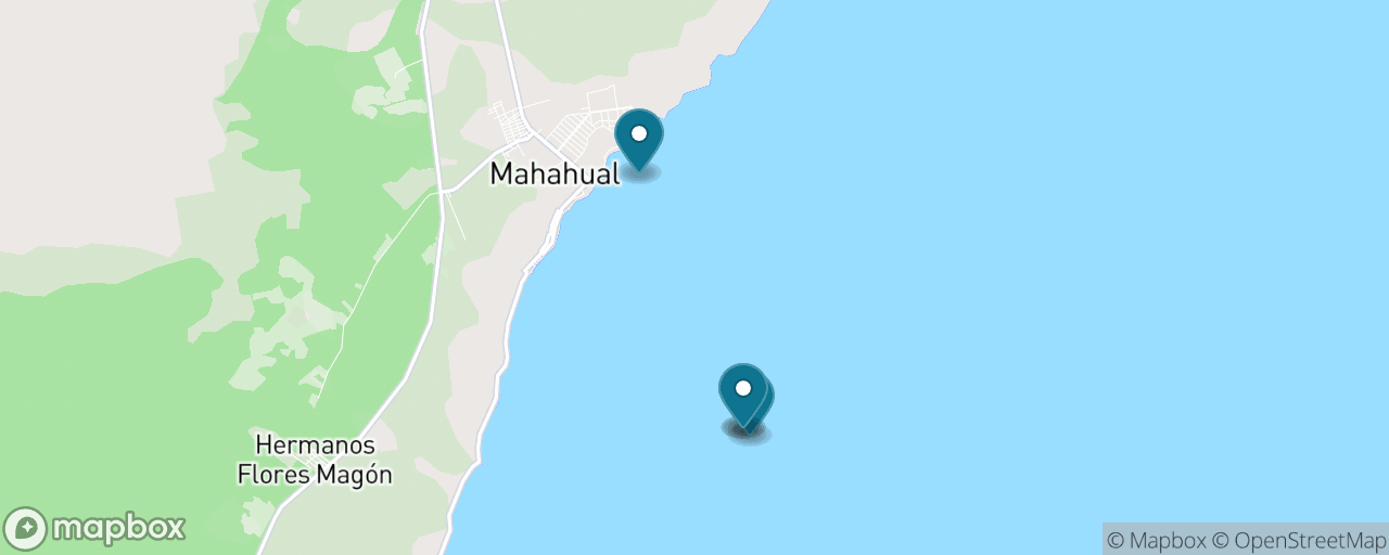 Map of the stops on “All-Inclusive Beach-Club Escape”