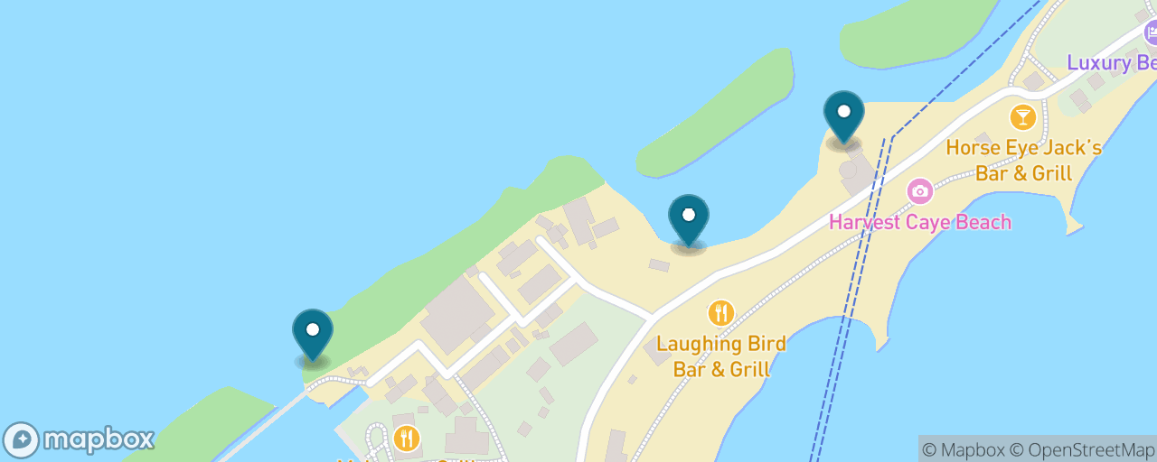 Map of the stops on “Adrenaline island”