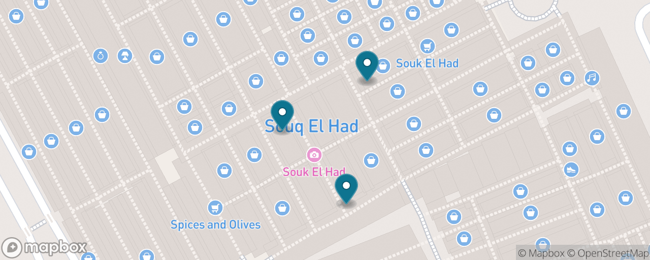 Map of the stops on “Souk El Had: Morocco's Great Market”