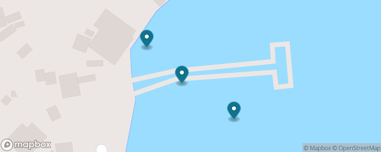 Map of the stops on “Pier Plaza & Pool Morning”
