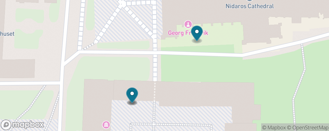 Map of the stops on “Cathedral, Crown Regalia & Archbishop's Palace”