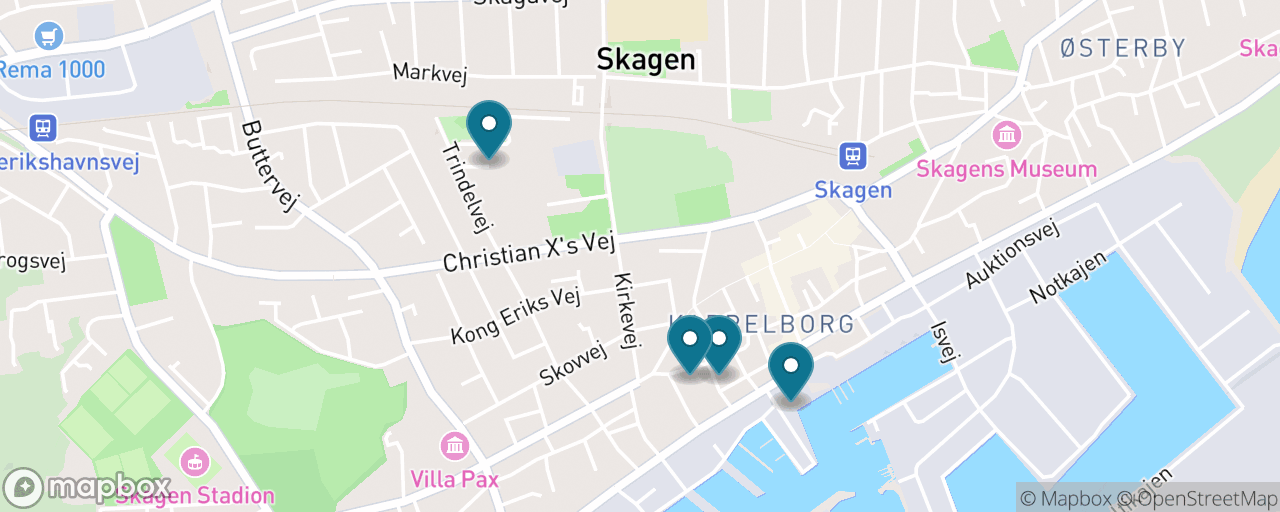Map of the stops on “Harbour, Herring & Hops”