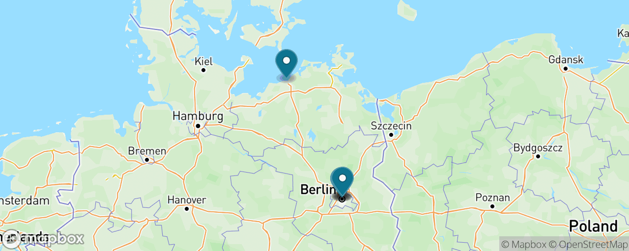 Map of the stops on “Berlin — The Capital Day Trip”