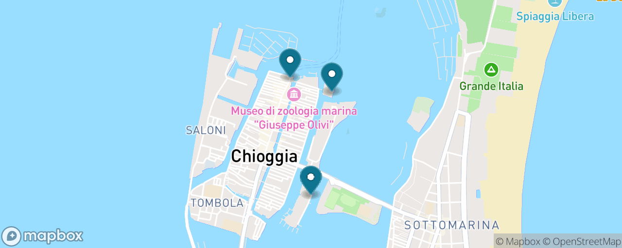 Map of the stops on “Lagoon Boat Trip and Lunch on the Water's Edge”