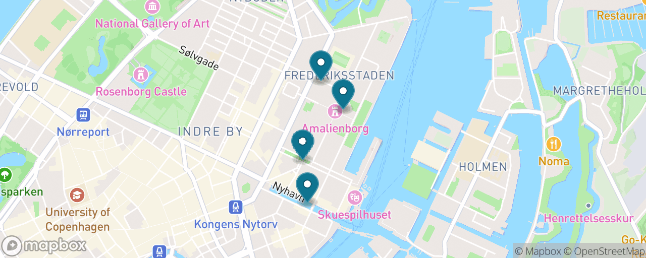 Map of the stops on “Canal Cruise & the Royal Quarter”