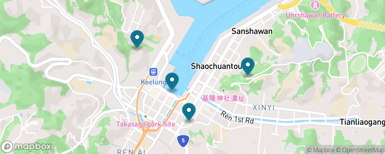 Map of the stops on “Keelung for Nothing”