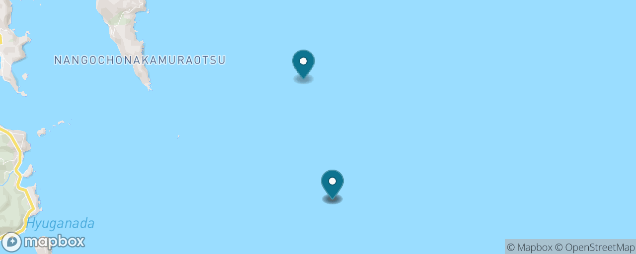 Map of the stops on “Sun Messe Moai & Coast Drive”