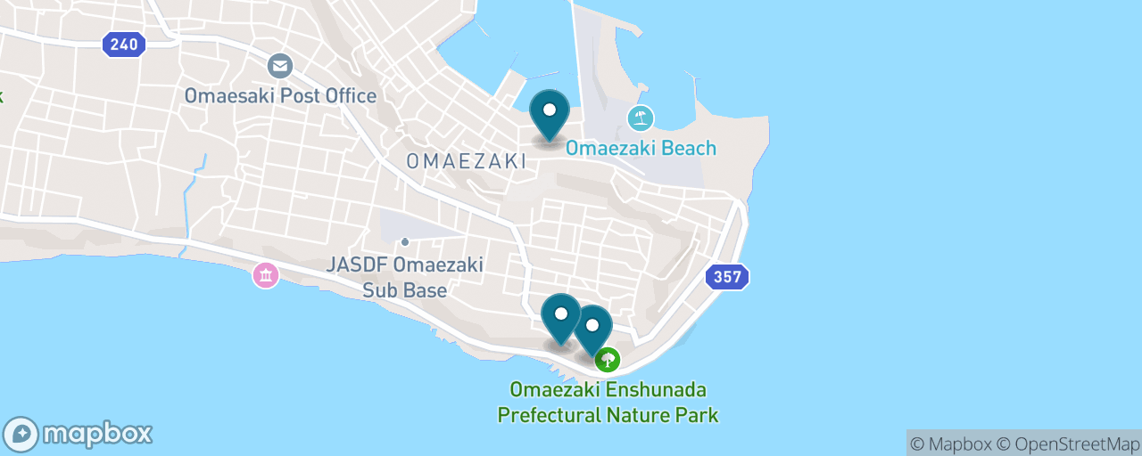 Map of the stops on “Climb the Lighthouse, Eat the Bonito”