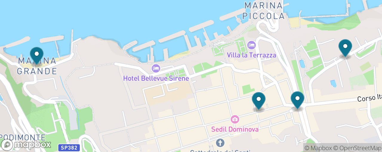 Map of the stops on “Lemons, Limoncello and a Marina Grande Lunch”