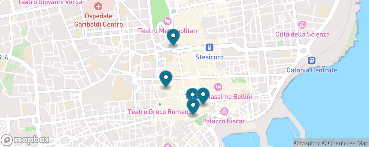 Map of the stops on “The Baroque Classic”